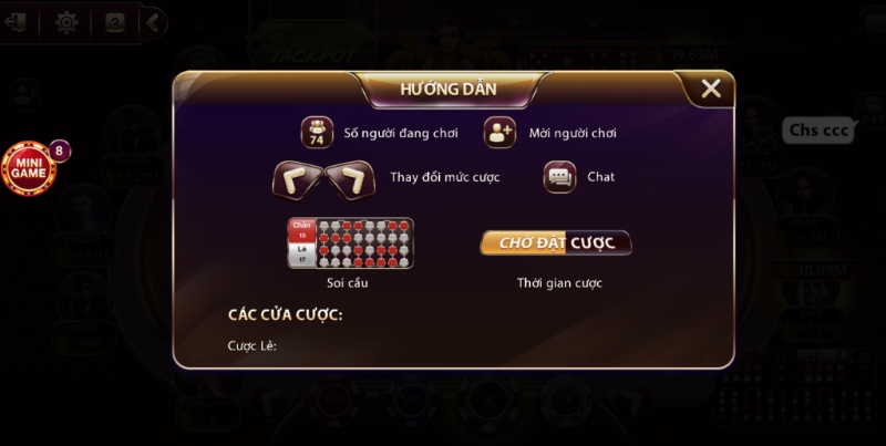 Thuật ngữ cơ bản game Xóc Đĩa Tứ Linh